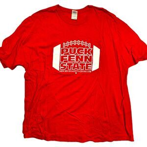 NCAA Penn State Football Rival T-Shirt "Puck Fenn State" College Sports Apparel